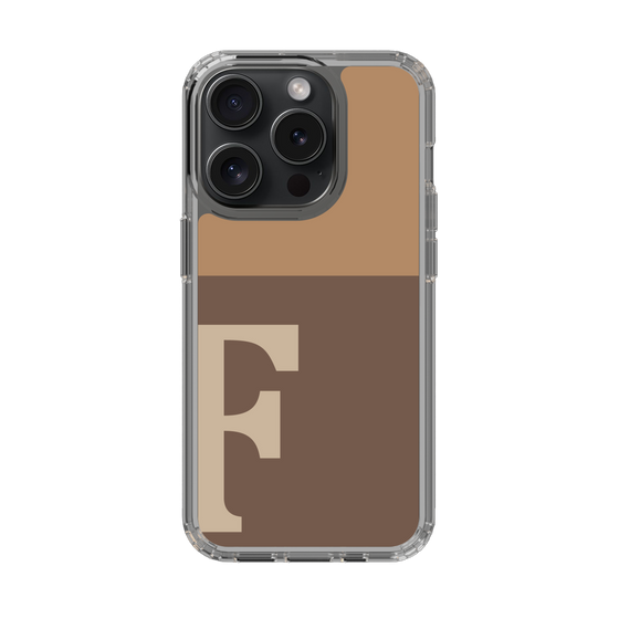 Slim Protection Case［ Original - initial two tone - F brown ］