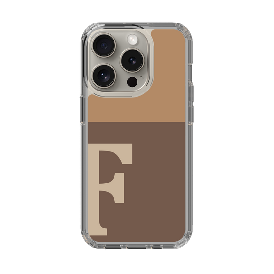 Slim Protection Case［ Original - initial two tone - F brown ］