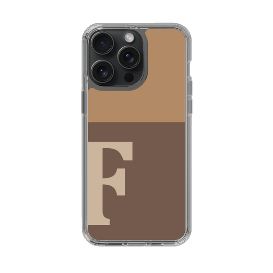 Slim Protection Case［ Original - initial two tone - F brown ］
