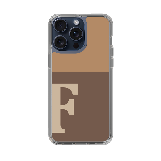 Slim Protection Case［ Original - initial two tone - F brown ］