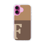 Slim Protection Case［ オリジナル - initial two tone - F brown ］