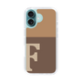 Slim Protection Case［ オリジナル - initial two tone - F brown ］
