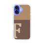 Slim Protection Case［ オリジナル - initial two tone - F brown ］
