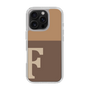 Slim Protection Case［ オリジナル - initial two tone - F brown ］