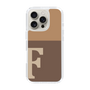 Slim Protection Case［ オリジナル - initial two tone - F brown ］