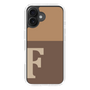 Slim Protection Case［ オリジナル - initial two tone - F brown ］