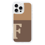 Slim Protection Case［ オリジナル - initial two tone - F brown ］