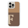 Slim Protection Case［ オリジナル - initial two tone - F brown ］