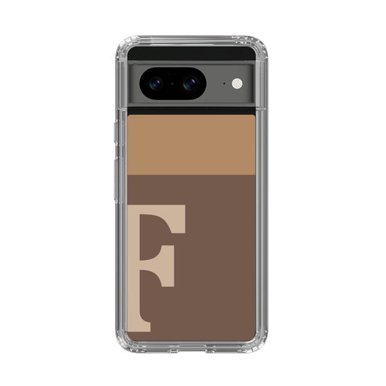 Slim Protection Case［ Original - initial two tone - F brown ］