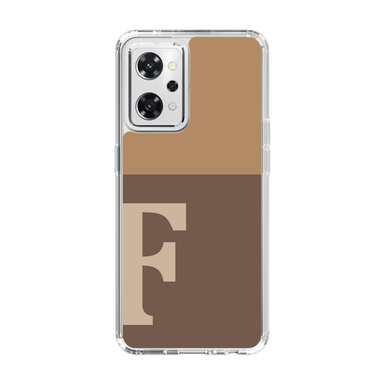 Slim Protection Case［ オリジナル - initial two tone - F brown ］