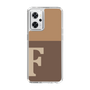 Slim Protection Case［ オリジナル - initial two tone - F brown ］