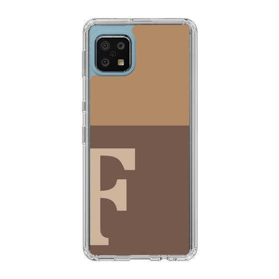 Slim Protection Case［ Original - initial two tone - F brown ］