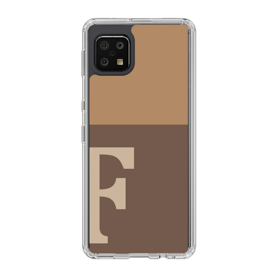 Slim Protection Case［ Original - initial two tone - F brown ］