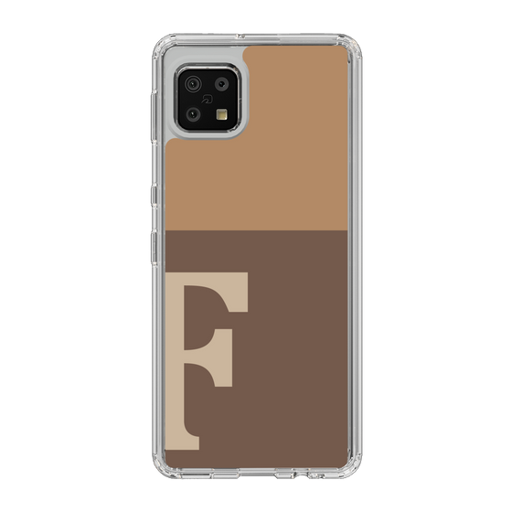 Slim Protection Case［ Original - initial two tone - F brown ］