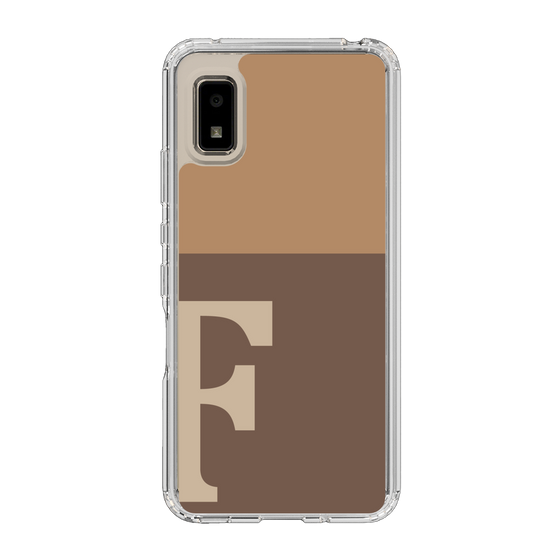 Slim Protection Case［ Original - initial two tone - F brown ］