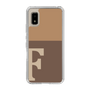 Slim Protection Case［ Original - initial two tone - F brown ］