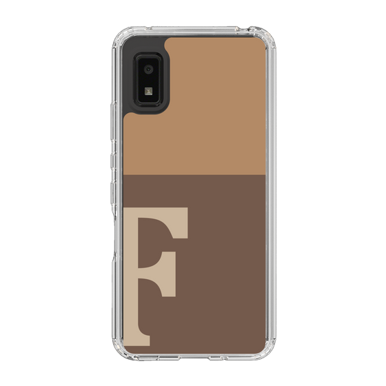 Slim Protection Case［ Original - initial two tone - F brown ］