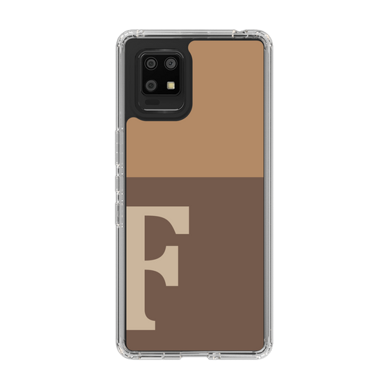 Slim Protection Case［ Original - initial two tone - F brown ］