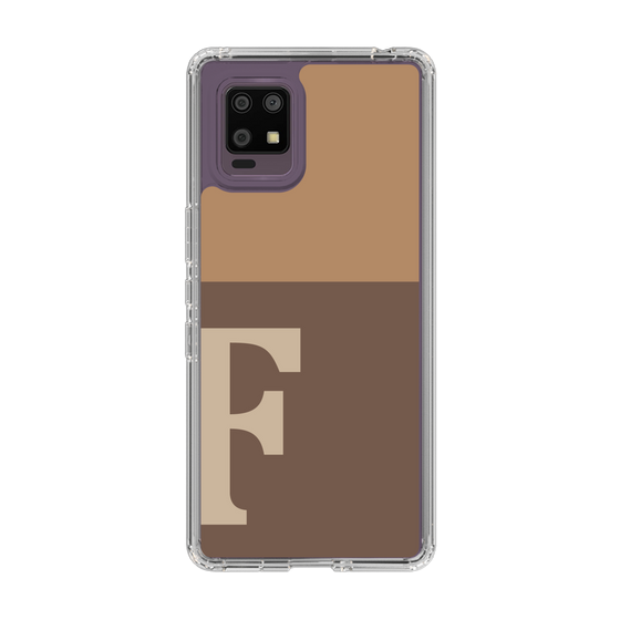 Slim Protection Case［ Original - initial two tone - F brown ］
