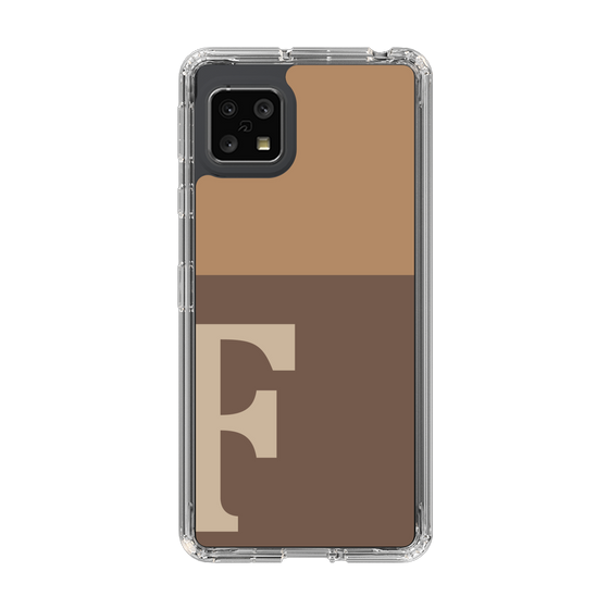 Slim Protection Case［ Original - initial two tone - F brown ］