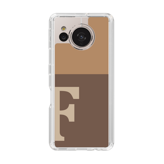 Slim Protection Case［ Original - initial two tone - F brown ］
