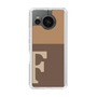 Slim Protection Case［ Original - initial two tone - F brown ］