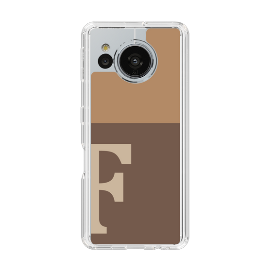 Slim Protection Case［ Original - initial two tone - F brown ］