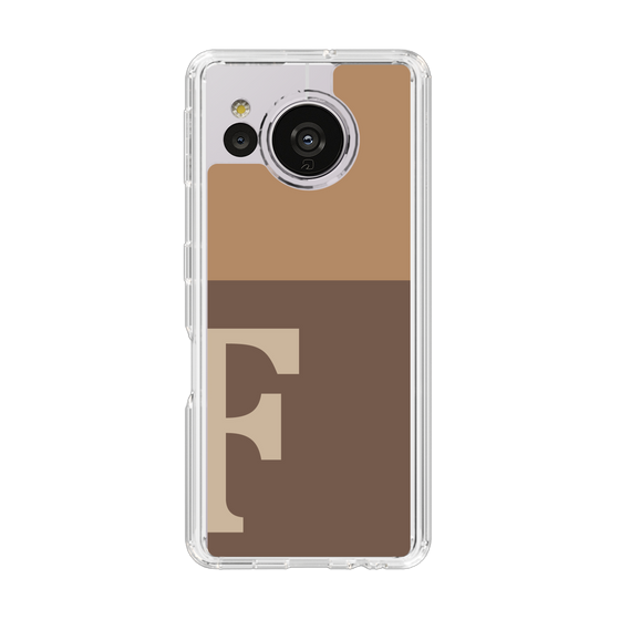 Slim Protection Case［ Original - initial two tone - F brown ］