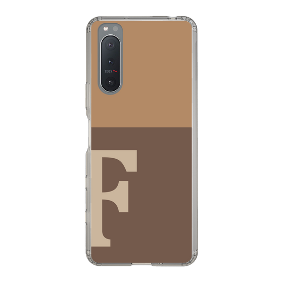 Slim Protection Case［ Original - initial two tone - F brown ］