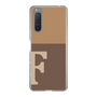 Slim Protection Case［ Original - initial two tone - F brown ］