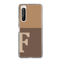 Slim Protection Case［ Original - initial two tone - F brown ］