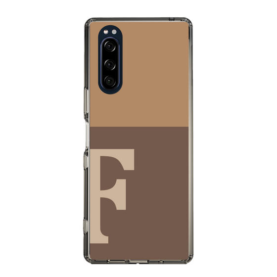 Slim Protection Case［ Original - initial two tone - F brown ］