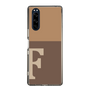Slim Protection Case［ Original - initial two tone - F brown ］