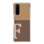 Slim Protection Case［ Original - initial two tone - F brown ］