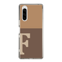 Slim Protection Case［ Original - initial two tone - F brown ］
