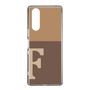 Slim Protection Case［ Original - initial two tone - F brown ］