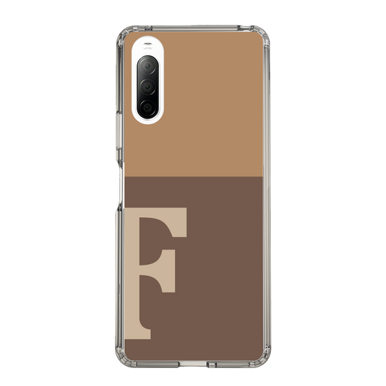 Slim Protection Case［ Original - initial two tone - F brown ］