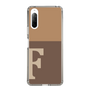 Slim Protection Case［ Original - initial two tone - F brown ］