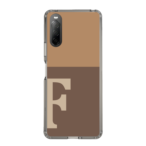 Slim Protection Case［ Original - initial two tone - F brown ］