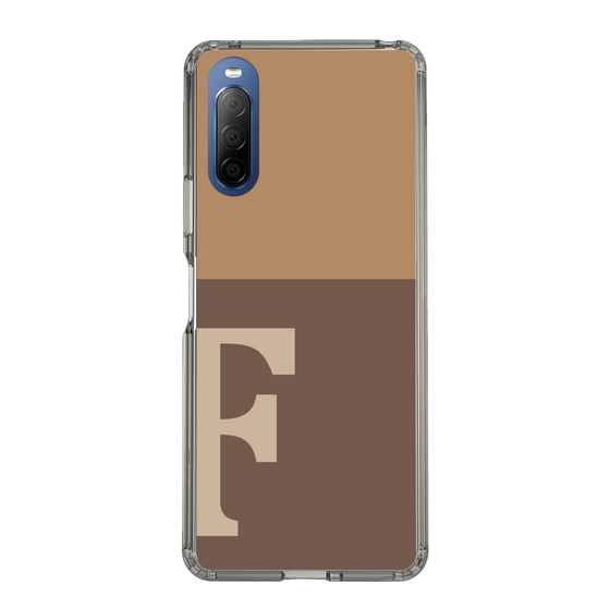 Slim Protection Case［ Original - initial two tone - F brown ］
