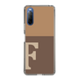 Slim Protection Case［ Original - initial two tone - F brown ］