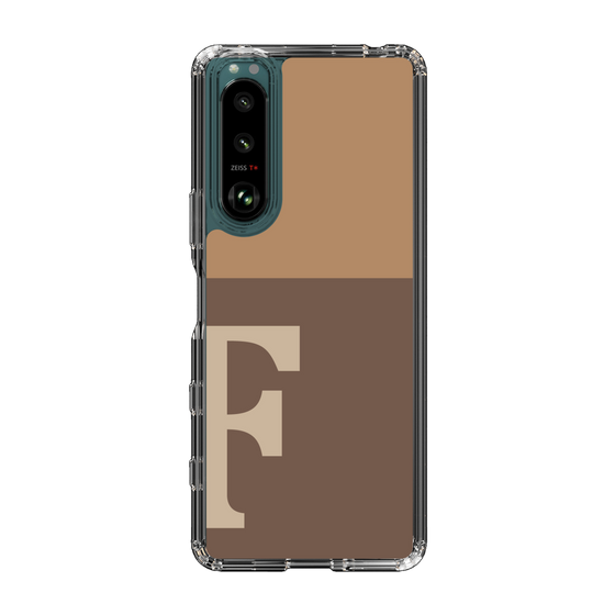 Slim Protection Case［ Original - initial two tone - F brown ］