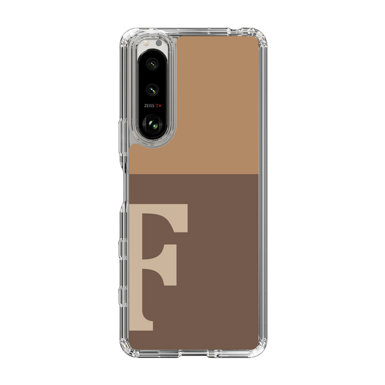 Slim Protection Case［ Original - initial two tone - F brown ］