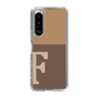 Slim Protection Case［ Original - initial two tone - F brown ］