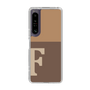 Slim Protection Case［ Original - initial two tone - F brown ］