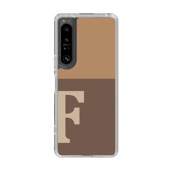 Slim Protection Case［ Original - initial two tone - F brown ］