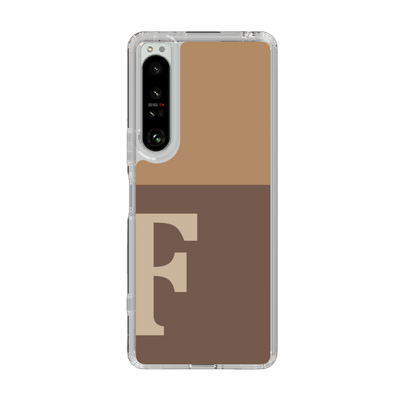 Slim Protection Case［ Original - initial two tone - F brown ］