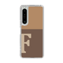 Slim Protection Case［ Original - initial two tone - F brown ］