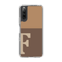 Slim Protection Case［ Original - initial two tone - F brown ］
