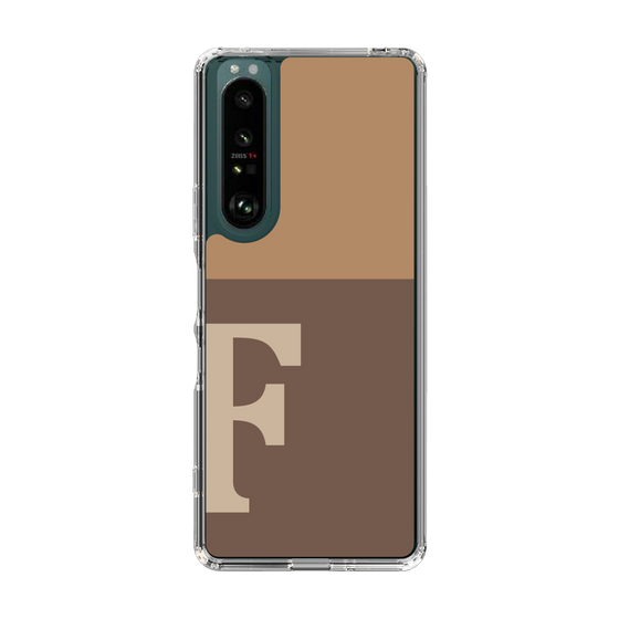 Slim Protection Case［ Original - initial two tone - F brown ］